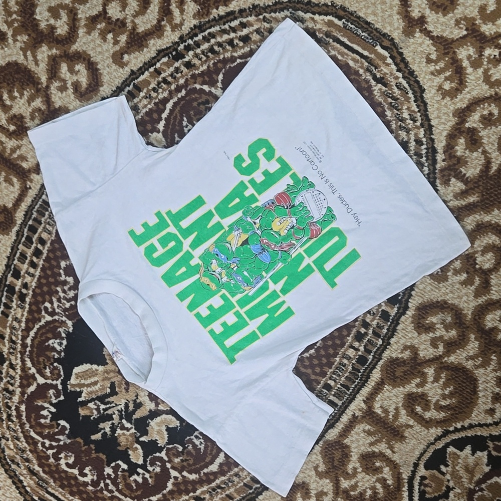 90s Teenage Mutant Ninja Turtles Kids T-shirt Tee 1990 Retro